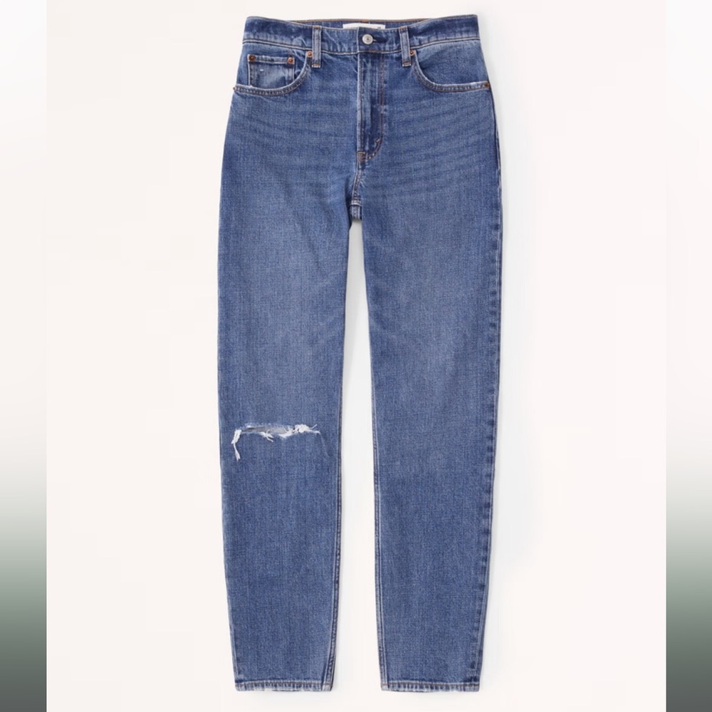 Abercrombie & Fitch Curve Love High Rise Mom Jean Size 27